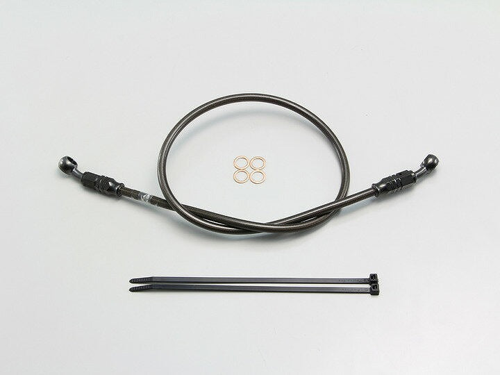 SURE SYSTEM LINE ブレーキホース メッシュ Pタイプ ブラック 長さ165cm フル･ステンレス製