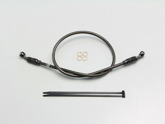 SURE SYSTEM LINE ブレーキホース メッシュ Pタイプ ブラック 長さ165cm フル･ステンレス製