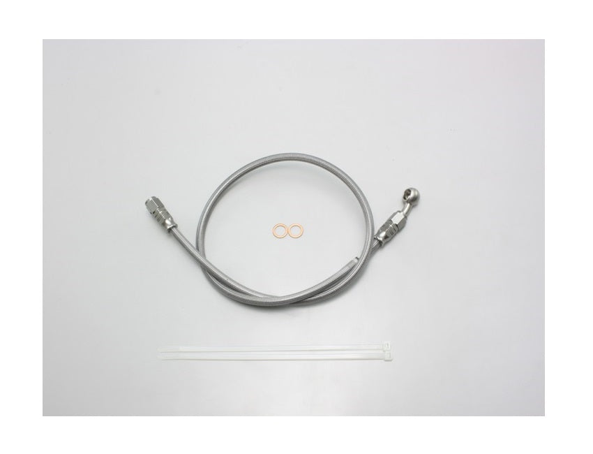 SURE SYSTEM LINE Brake Hose, Full Stainless Steel, S-Type, 45cm Length