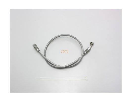 SURE SYSTEM LINE Brake Hose, Full Stainless Steel, S-Type, Length 60cm