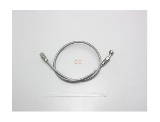 SURE SYSTEM LINE Brake Hose, Full Stainless Steel, S-Type, 70cm Length