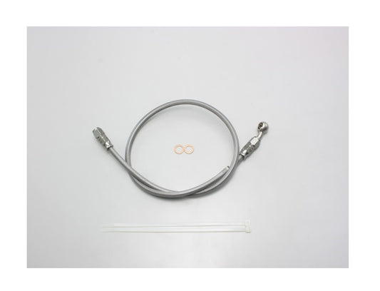 SURE SYSTEM LINE Brake Hose, Full Stainless Steel, S-Type, 90cm Length