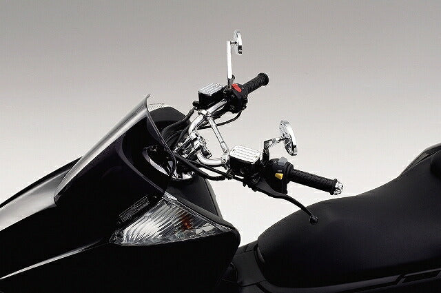 ナロープルバック1型 ハンドルセット クロームメッキ マグザム.マジェスティ250('07-'09:4D9).