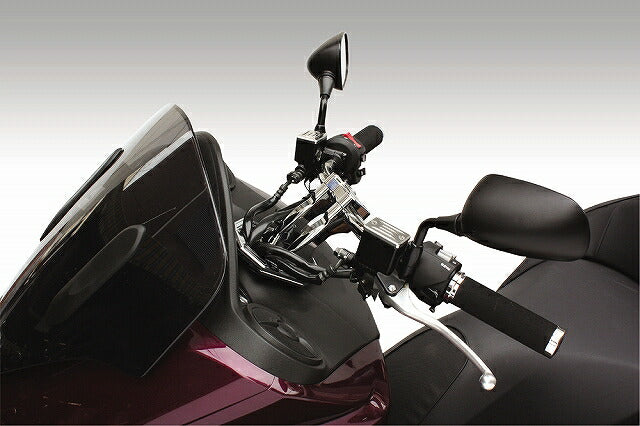 フラット6型 ハンドルセット クロームメッキ フォルツァX/Z('08- MF10)