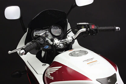 ジュラルミン コンチ4型 ハンドルセット シルバーアルマイト CB1300SF/SB('03-'09)ABS車取付可