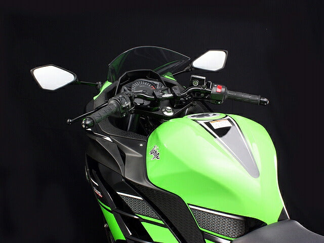 バー ハンドルセット ブラック トップブリッジ交換不要 ニンジャ250R