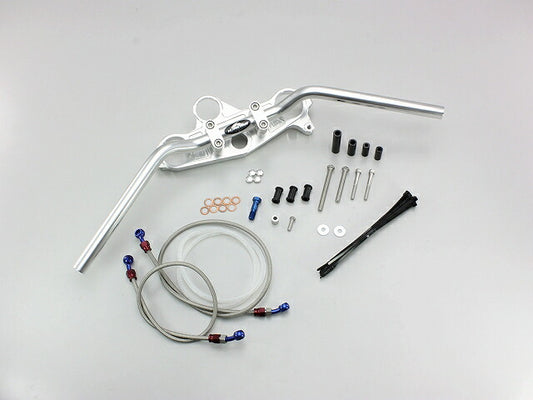 Bar Handle Set Silver ZX-10R ('11, '12) ABS models not applicable