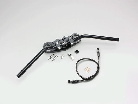 バーハンドルセット オールブラック ZX-14R(12-15)ABS無し用