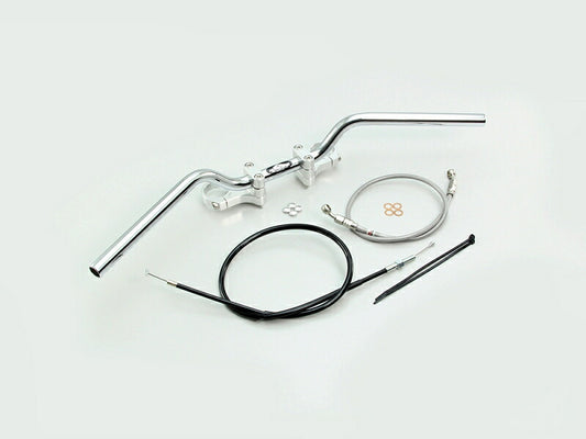 BMコンチ2型 バーハンドルセット シルバー ＹＺＦ-R25 ABS無モデル