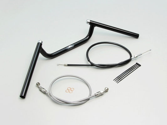 コンドル ハンドルセット ブラック ハンドルスイッチ穴加工済 MT-25 MT-03