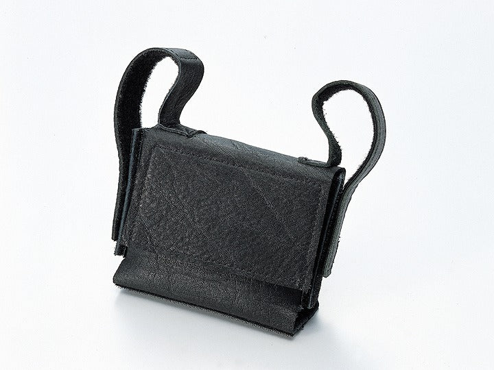 Harness Case, Black, 30x110x90mm, Universal, Cowhide Leather