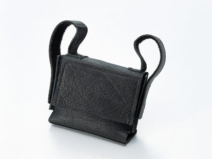 Harness Case, Black, 30x110x90mm, Universal, Cowhide Leather