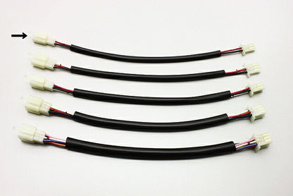 延長ハーネス 汎用 MTW型2極 300mmロング 1本入 端子サイズ110型2.8mm