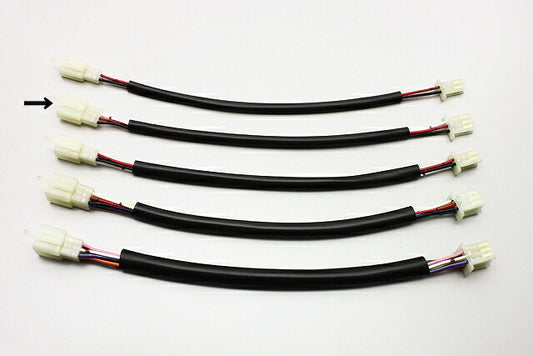 延長ハーネス 汎用 MTW型3極 300mmロング 1本入 端子サイズ110型2.8mm