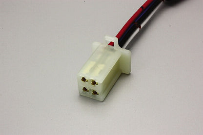 延長ハーネス 汎用 MTW型4極 300mmロング 1本入 端子サイズ110型2.8mm