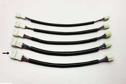 延長ハーネス 汎用 HM型10極 300mmロング 1本入 端子サイズ90型2.3mm