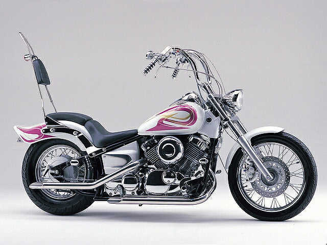 スラッシュカットタイプI ポリッシュ ステンレス製 ドラッグスター400(-'08 4TR.5KP).ドラッグスタークラシック400(-'00)