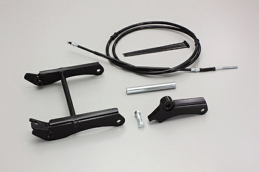 ロングホイールベースキット ブラック ズーマー('08- FI車) 150mmロング