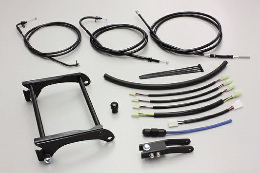 ロングホイールベースキット ブラック リモコンJOG-ZR/ZII.('01-'07) 150mmロング