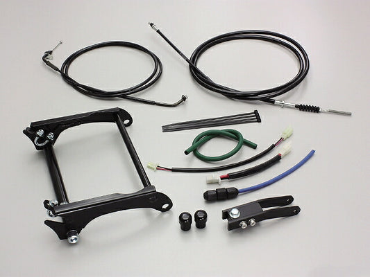 ロングホイールベースキット ブラック BW'S50(5DA1) 150mmロング