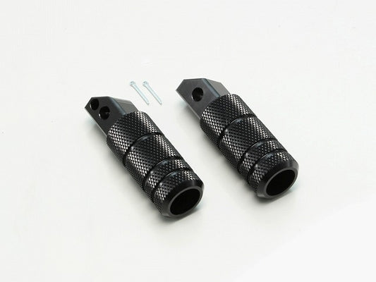 Foot Peg Knurled Rear Black Anodized Machined Aluminum Outer Diameter φ30mm Rebel 250 (MC49) Rebel 500 (PC60)