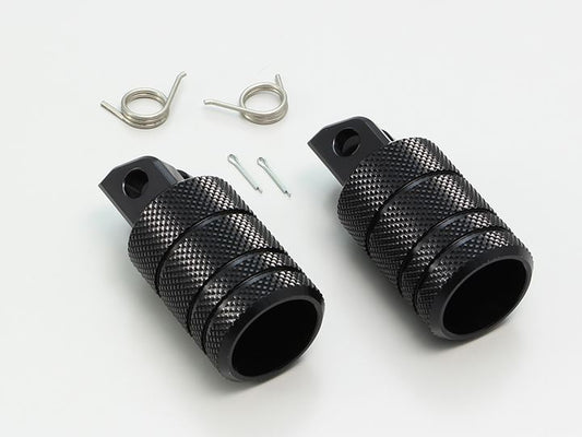 フットペグ ローレット ブラックアルマイト フロント用 CL250/500 CL250/500