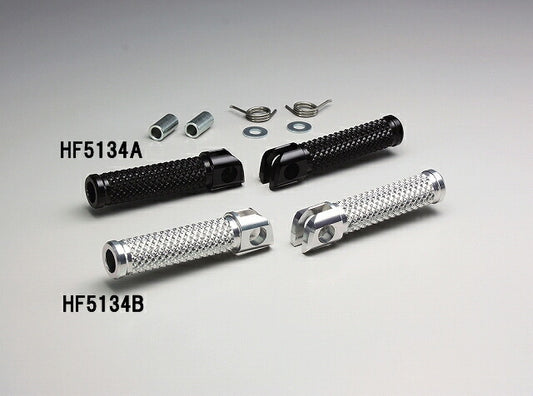 Step Bar Type 2 Black Anodized Foldable with Reinforced Return Spring for Monkey, Gorilla, 250TR