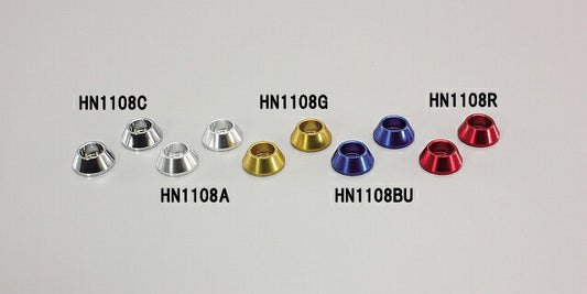 M8アクセント ワッシャ レッドアルマイト M8ソケットボルト用 2ヶ入