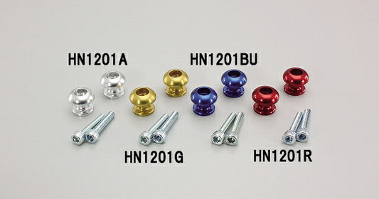 M6アクセント フック シルバーアルマイト 2ヶ入 M6×L30ボルト付き