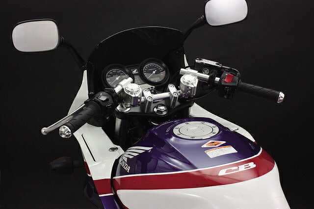 ジュラルミン セパレート ハンドルセット シルバーアルマイト φ7/8バーハンドル・ロードモデル 汎用