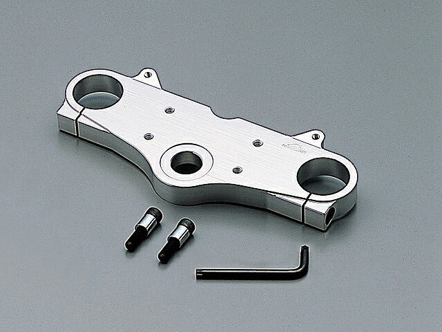 ジュラルミン トップブリッジ ポリッシュアルマイト バーハンドル用 ホーネット250.ホーネット600(-'99)