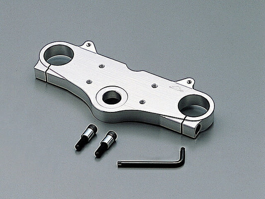 ジュラルミン トップブリッジ ポリッシュアルマイト バーハンドル用 ホーネット250.ホーネット600(-'99)