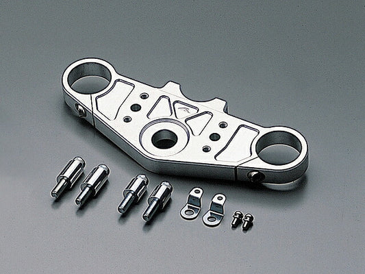 ジュラルミン トップブリッジ ポリッシュアルマイト バーハンドル用 CBR1100XX.HISS付車対応