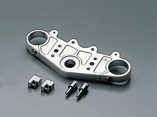 ジュラルミン トップブリッジ ポリッシュアルマイト バーハンドル用 CB1300SF(-'02 SC40)