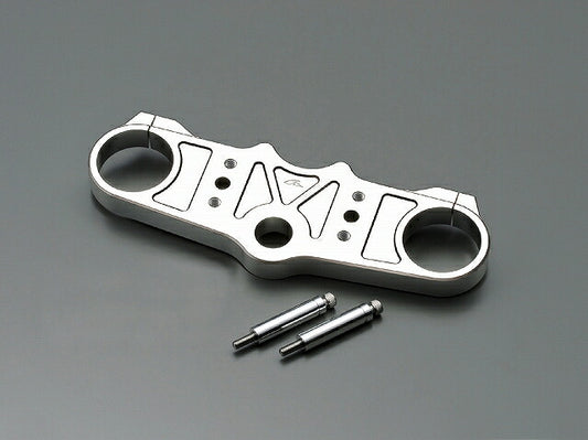 ジュラルミン トップブリッジ ポリッシュアルマイト バーハンドル用 ZX-12R('02-'06)