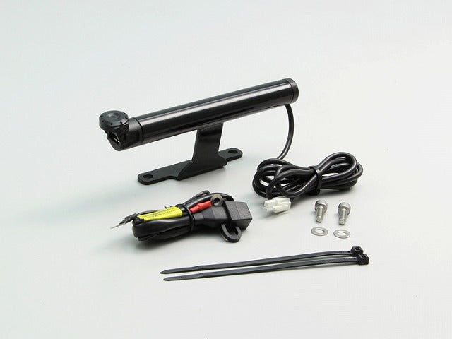クランプバー USB電源付 ブラック MT-09TRACER バー外径φ22.2mm 長さ155mm