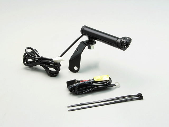 クランプバー USB電源付 ブラック CBR250RR(MC51)