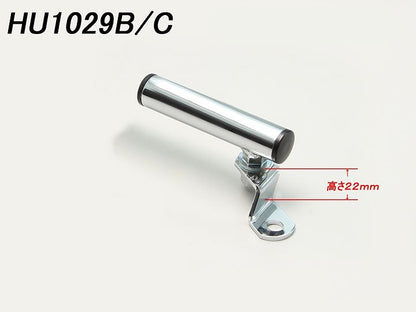 クランプバー ショート クロームメッキ バー外径φ22.2mm 汎用 ハンドル用