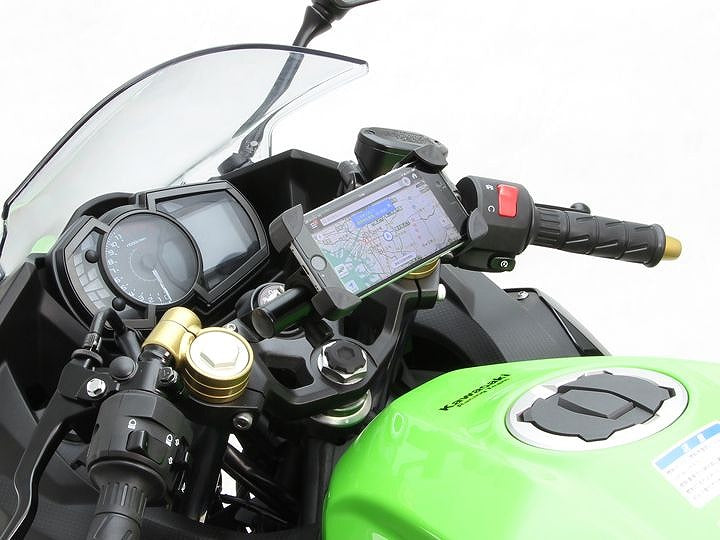 クランプバー ブラック バー外径φ22.2mm ニンジャ250 ニンジャ400 ハンドル用