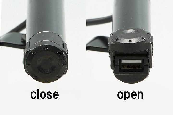 Clamp Bar with USB Power Supply, Black, Bar Outer Diameter φ22.2mm for YZF-R25 ABS, YZF-R3 ABS Handlebars