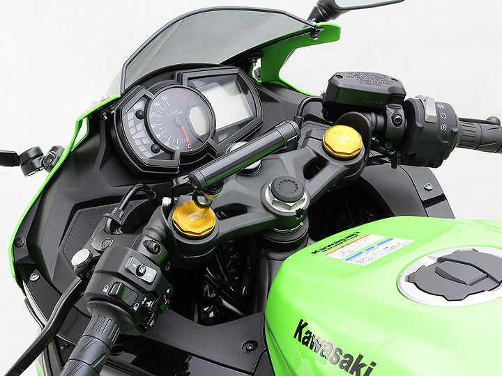 クランプバー USB電源付 ブラック 黒 外径φ22.2mm/68mm Ninja ニンジャ ZX-25R ZX-25RSE ナビ モバイル スマホ ETC 取付