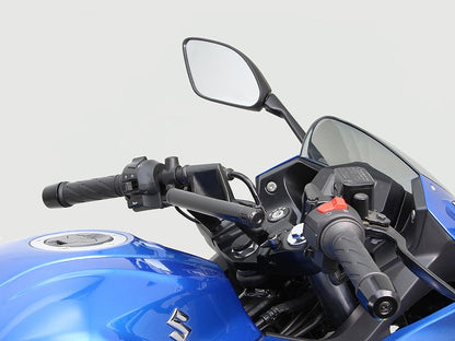 クランプバー USB電源付 ブラック φ22.2mm ジクサー250SF