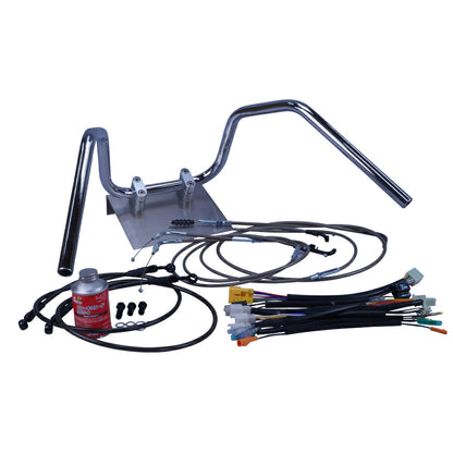 Z250FT A4/A5 6ベントアップハンドル セット ブラックメッシュ ダークメッシュ ワイヤー