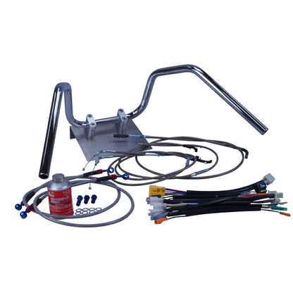 CB400SF スーパーフォア Ver.S-98 6ベントアップハンドル セット ブラックメッシュ ダークメッシュ ワイヤー