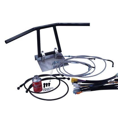 マグナ50 全年式 AC13 アローハンドル セット ブラックメッキ メッシュ ワイヤー