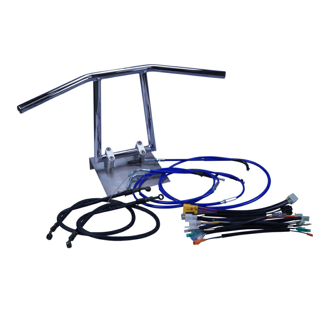 エストレヤ ドラム 92-06年 BJ250A アローハンドル セット メッキ カラー ワイヤー