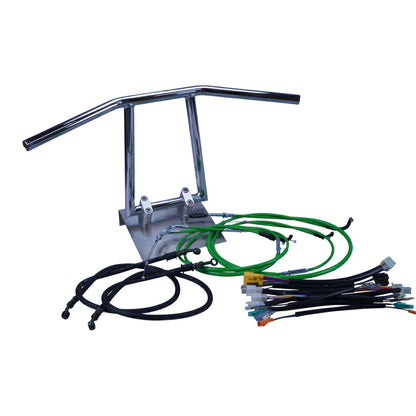 エストレヤ ドラム 92-06年 BJ250A アローハンドル セット メッキ カラー ワイヤー