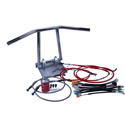 GSX400インパルス 99年 GK79A アローハンドル セット メッキ カラー ワイヤー