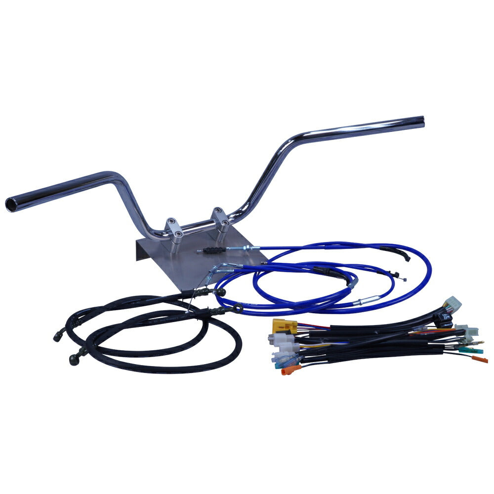 GB250 クラブマン 90年- MC10 クルージング ハンドル セット カラー ワイヤー