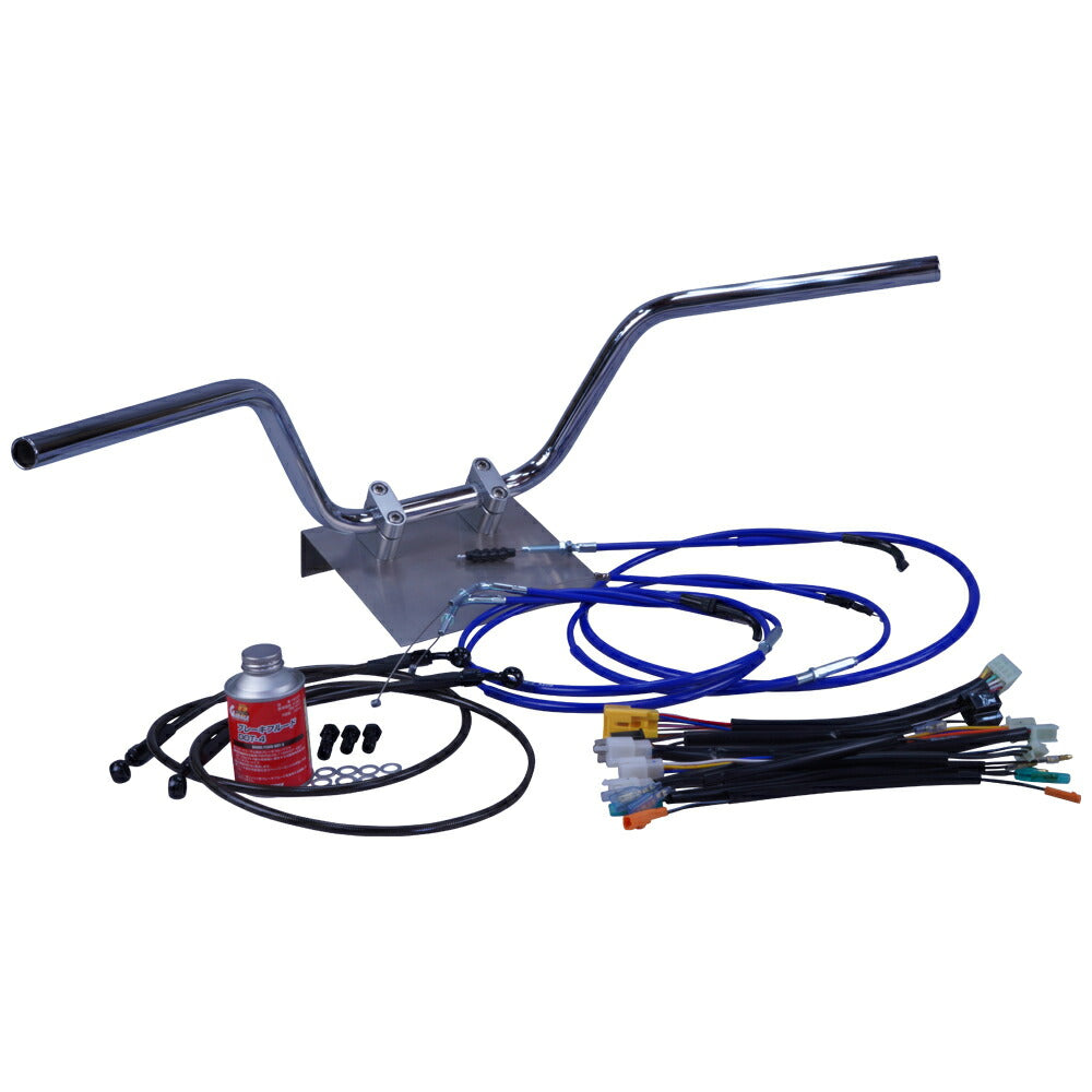 SR400 03-08年 RH01J クルージング ハンドル セット カラー ワイヤー